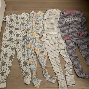 Bundle! Girls pajamas size 6